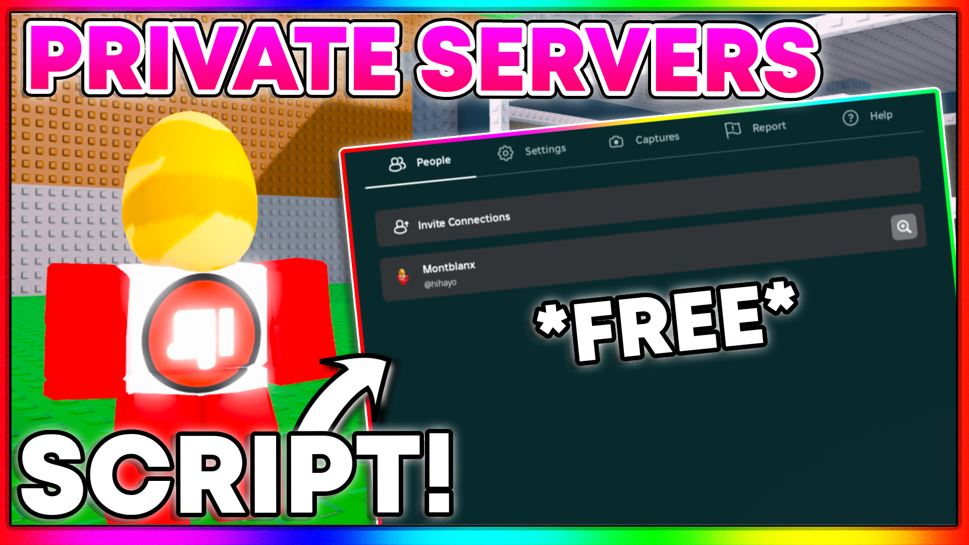 FREE PRIVATE SERVERS SCRIPT!